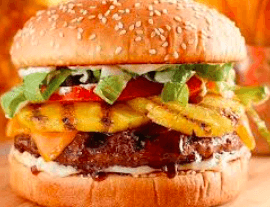 Hamburguesa Hawaiana