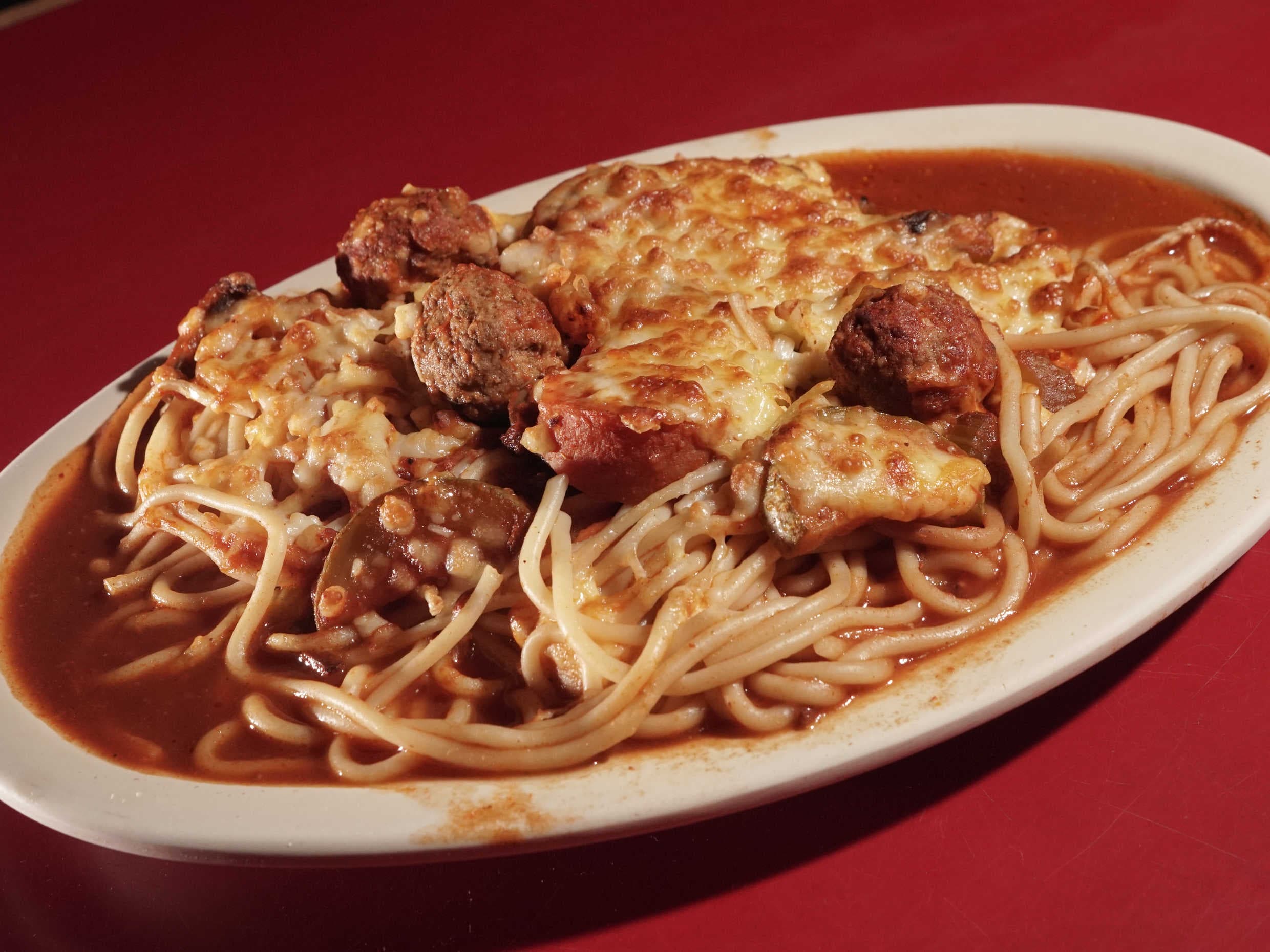 Combo Individual Pizza + Espaguetti