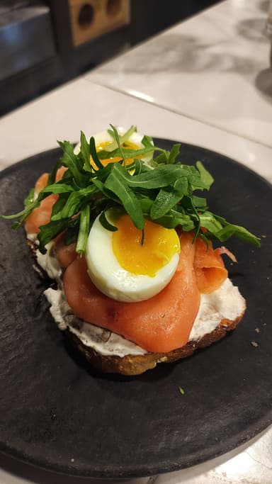 Bagel de salmón