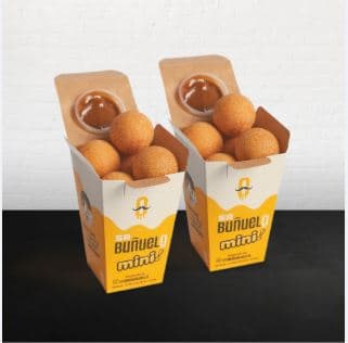 2 Cajitas Mini Buñuelos