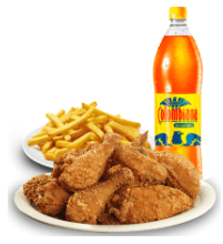 Medio Pollo + Papas a la Francesa + Gaseosa 1.5 Lt