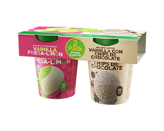 31% OFF 2Pack Helados Surtidos 1/4GL