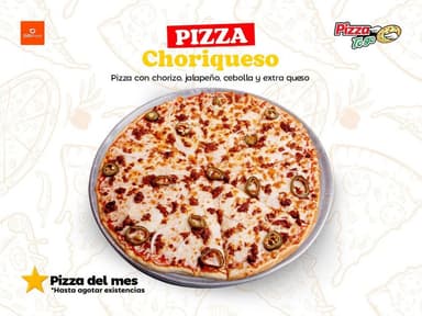 ¡Nueva! Pizza Choriqueso