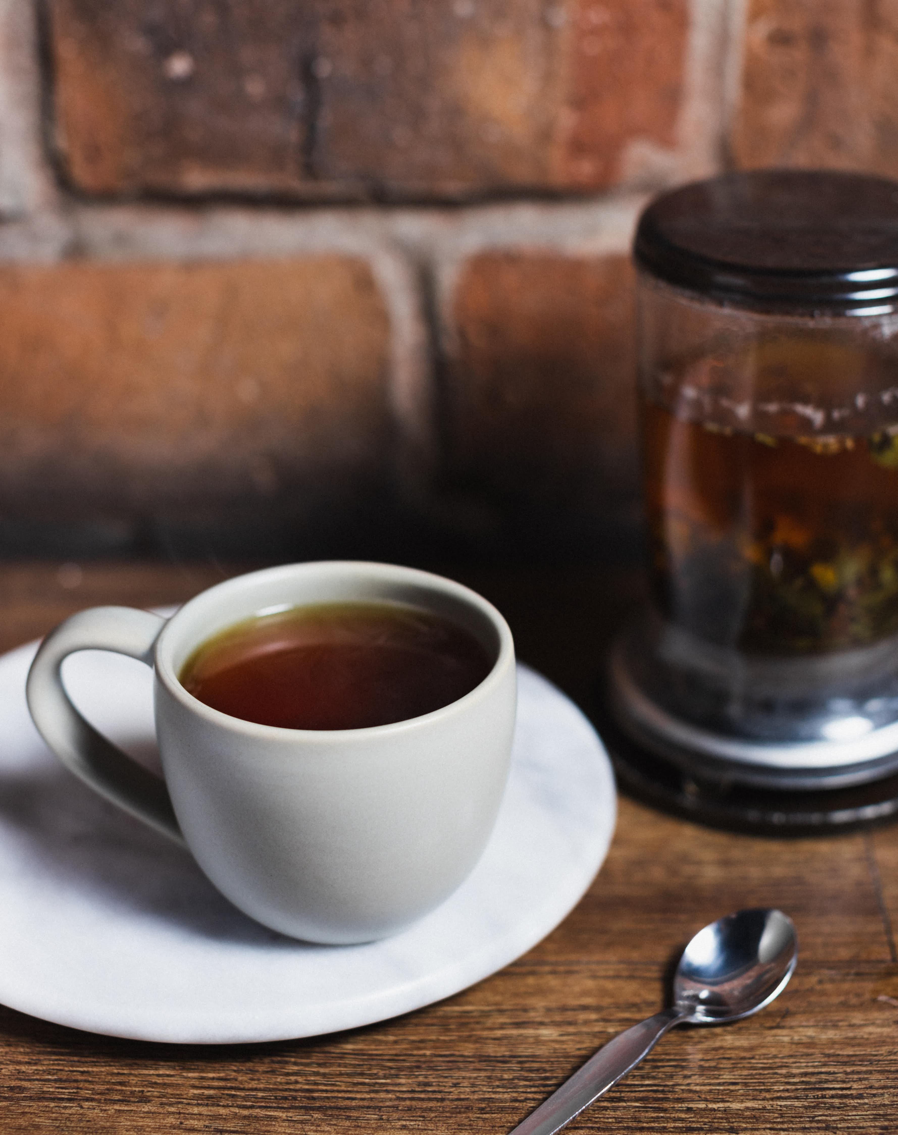 Té Negro con Fresas