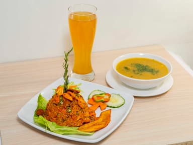 Bandeja Arroz con pollo