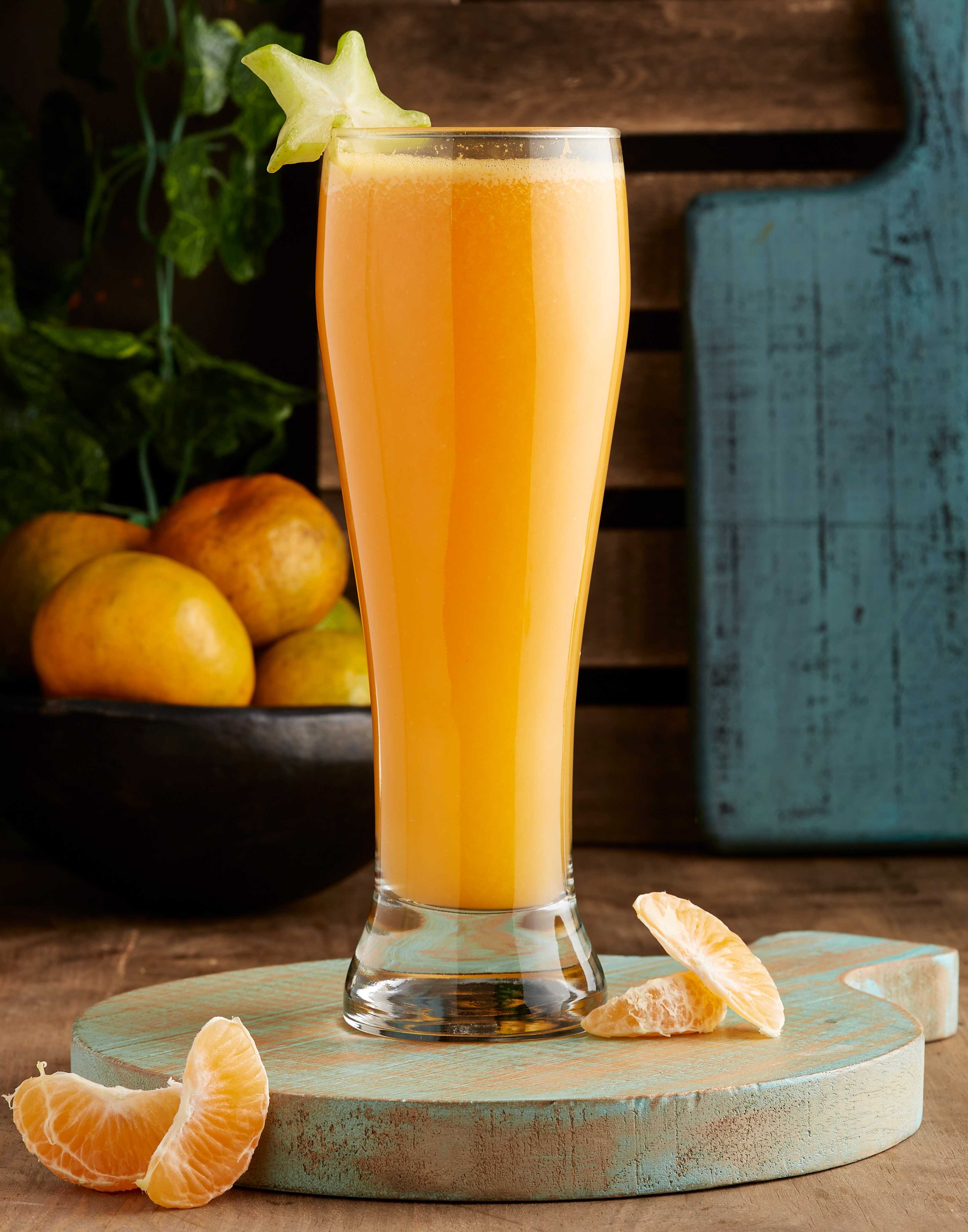 Zumo De Mandarina Vaso.