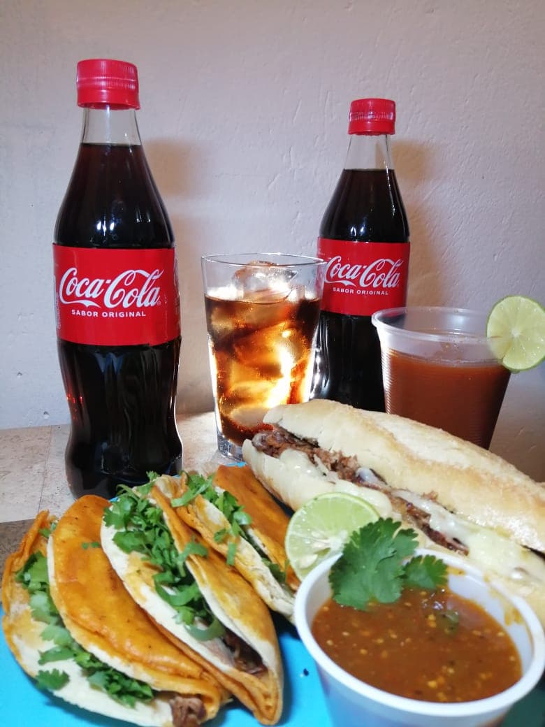 Combo Coca Cola + Tacos de birria