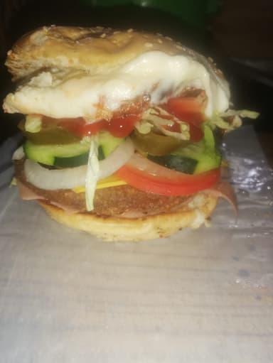 Combo Hamburguesa Queso Asadero