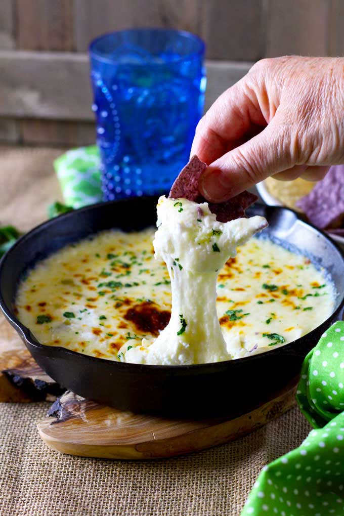 Queso Fundido con Arrachera