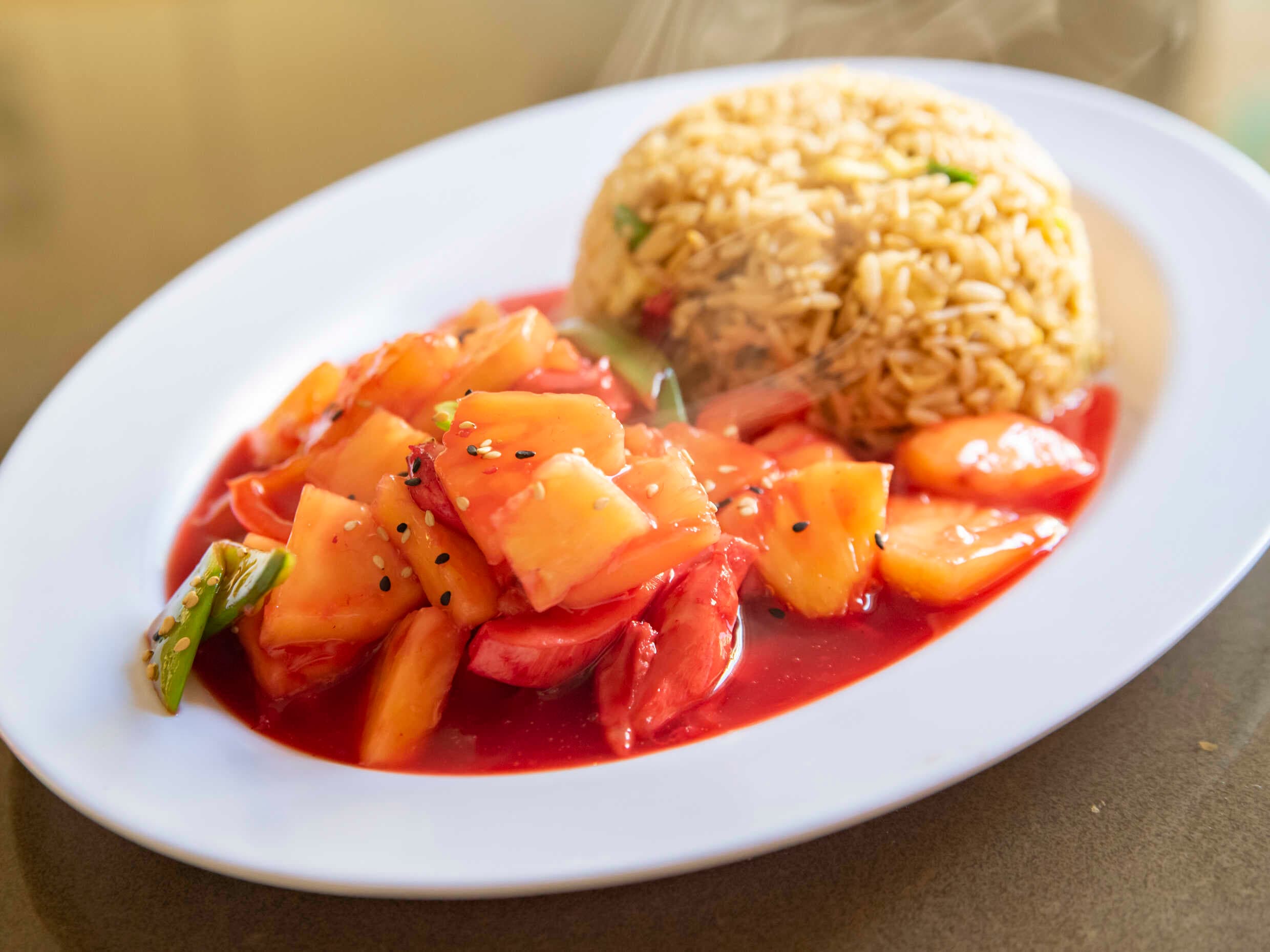 Pollo con Piña
