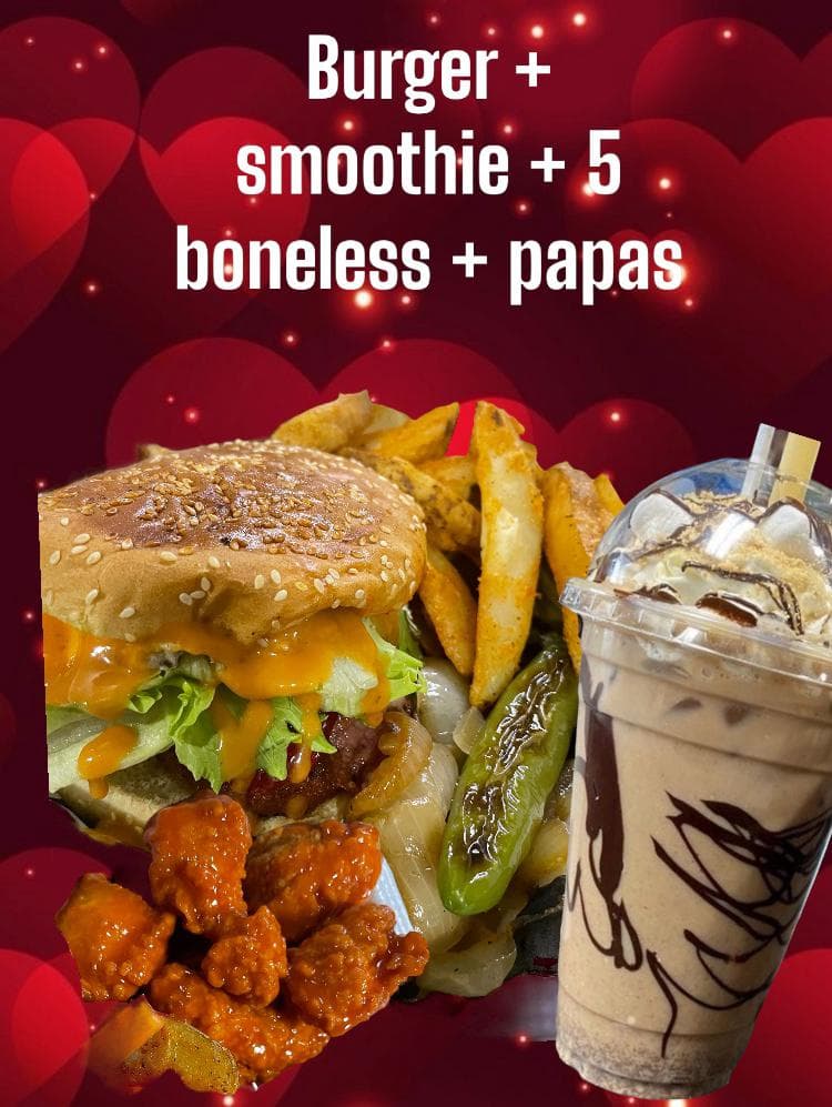 Combo burger  love