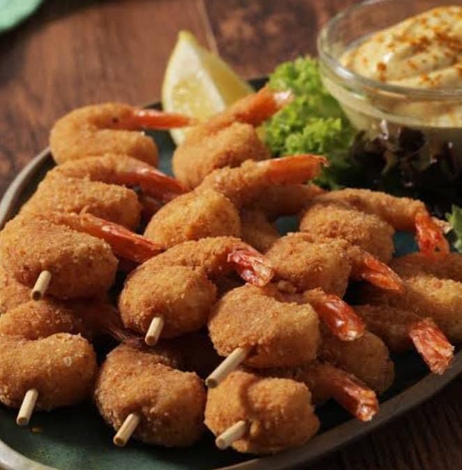 Brochetas de Camarón