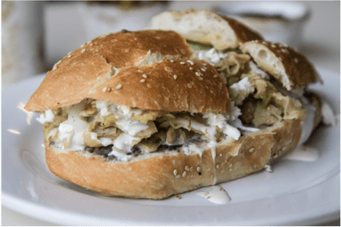 Torta de Chilaquiles Verdes