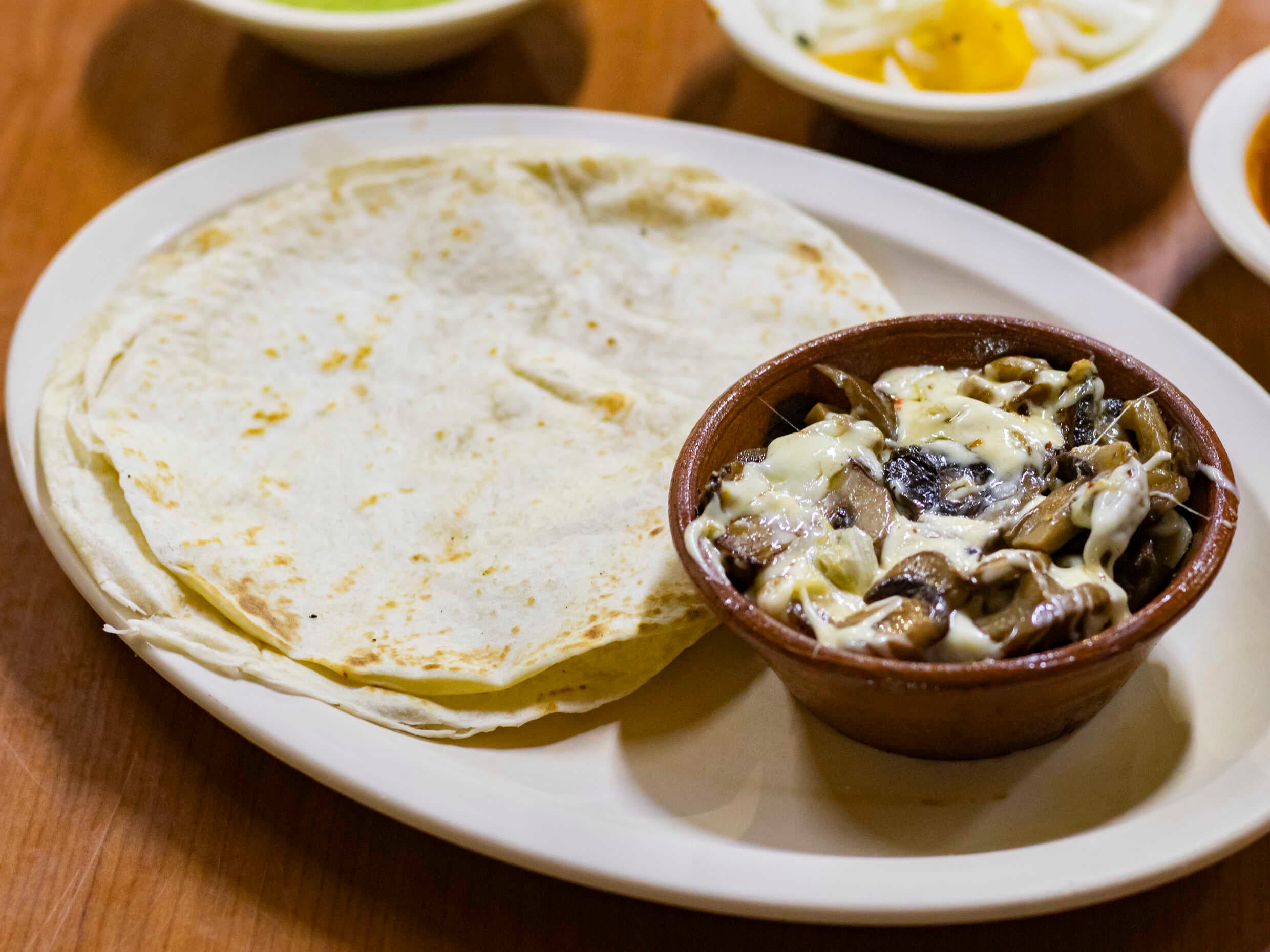 Queso Fundido de Champiñones