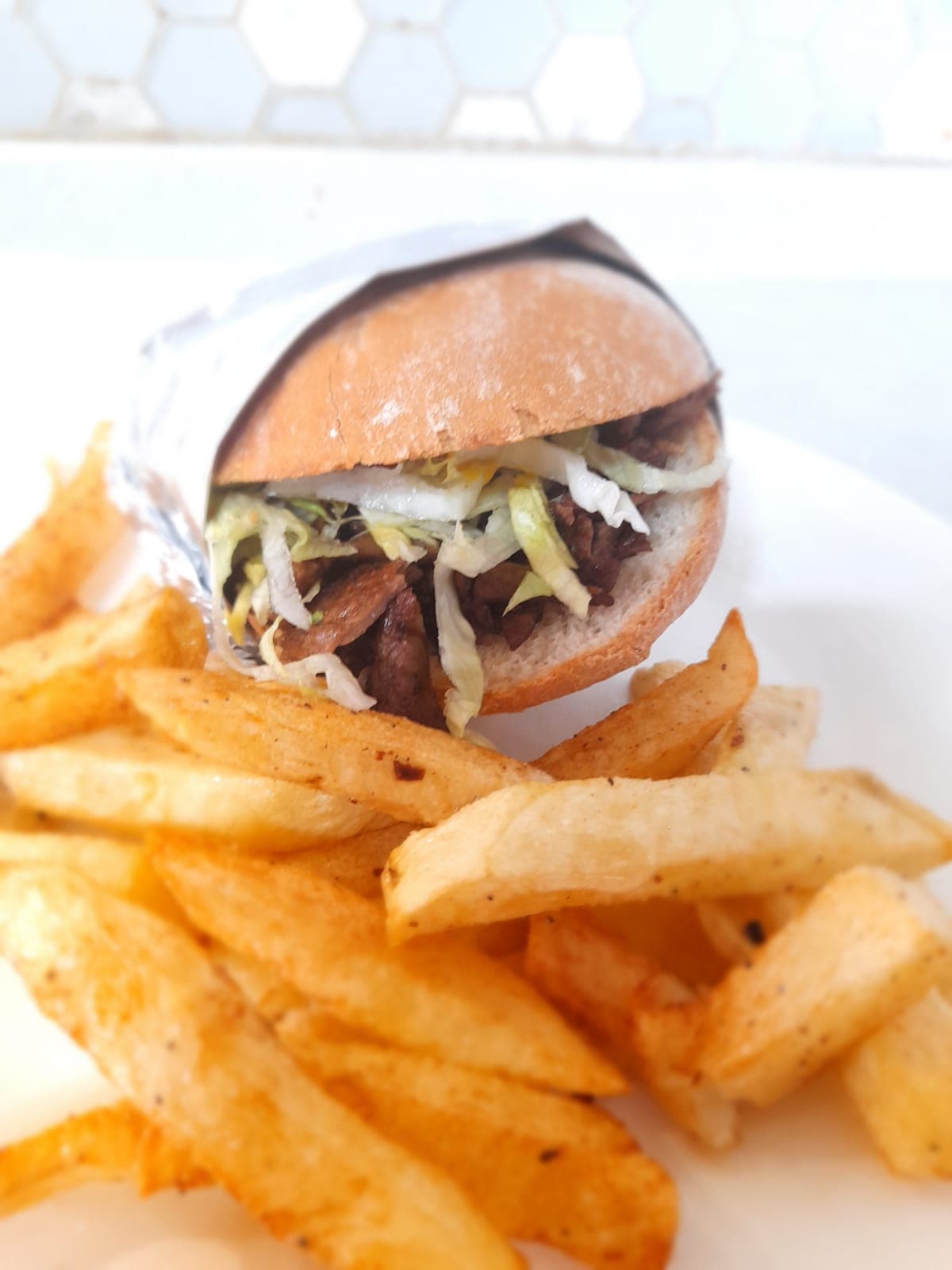 Torta Bistec + Papitas Fritas