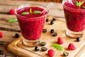 Jugos frutos rojos
