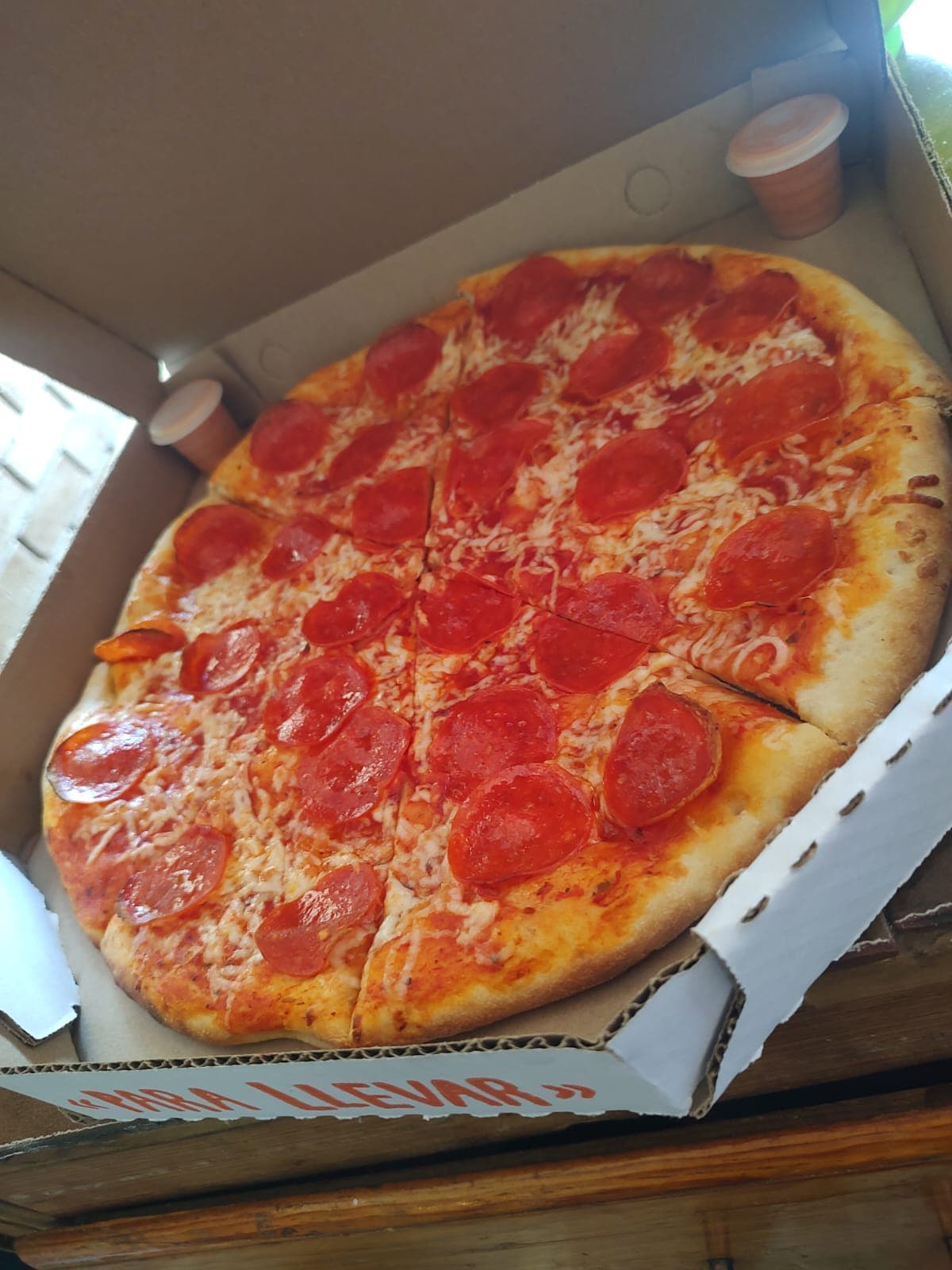 Combo 1. Pizza Familiar+Refresco+Papas