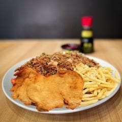 Combo Chuleta de Pollo Apanado
