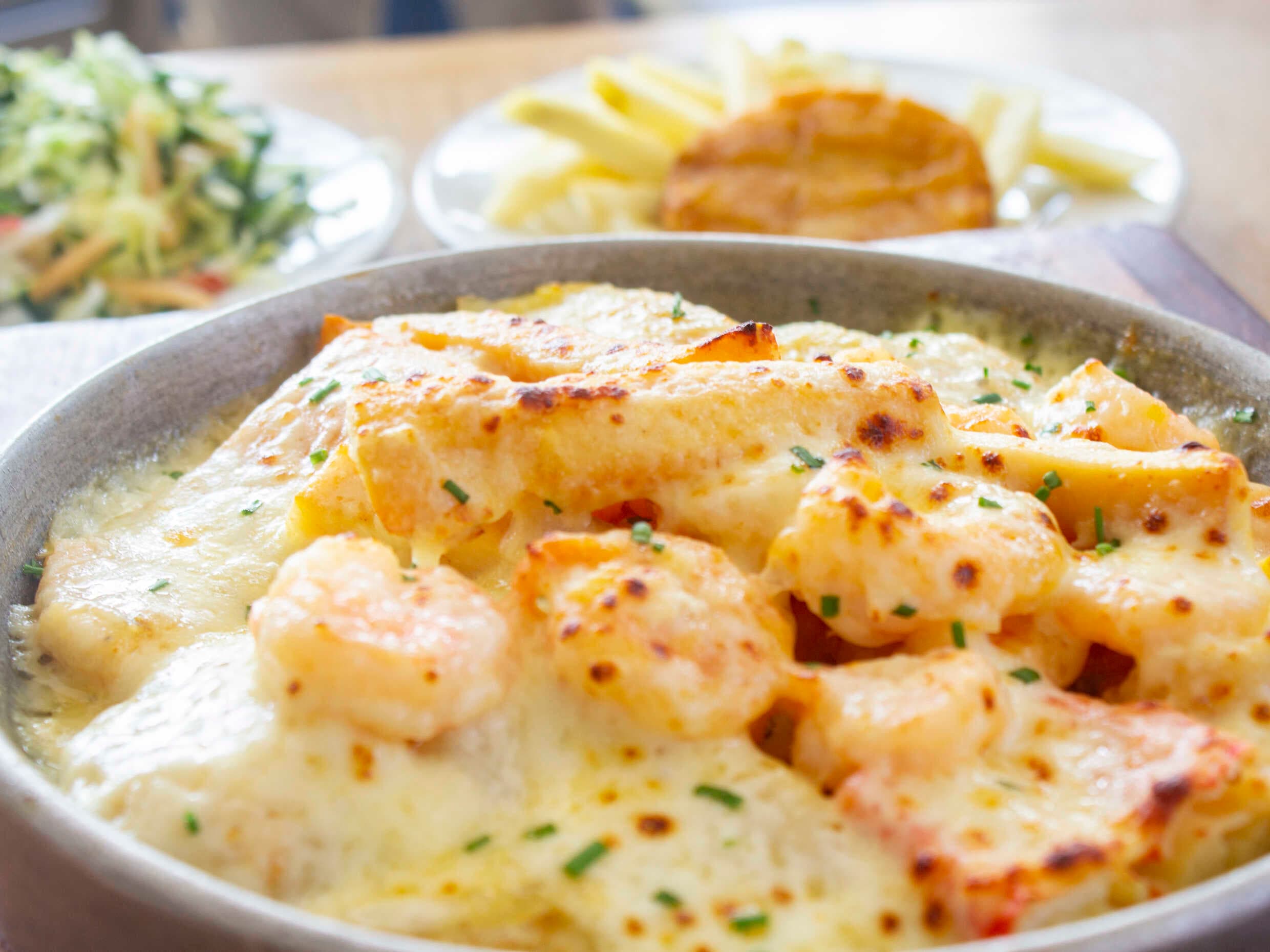 Frutos del Mar Parrilla Gratinada