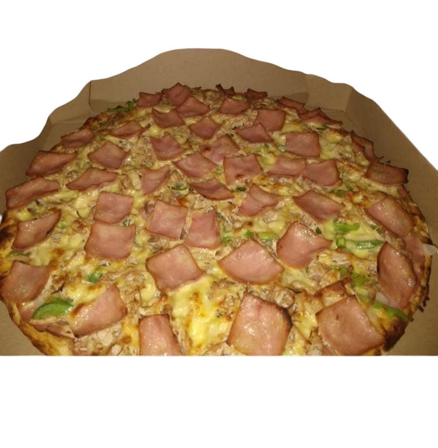 Pizza Super Daniss + Pan con Ajo
