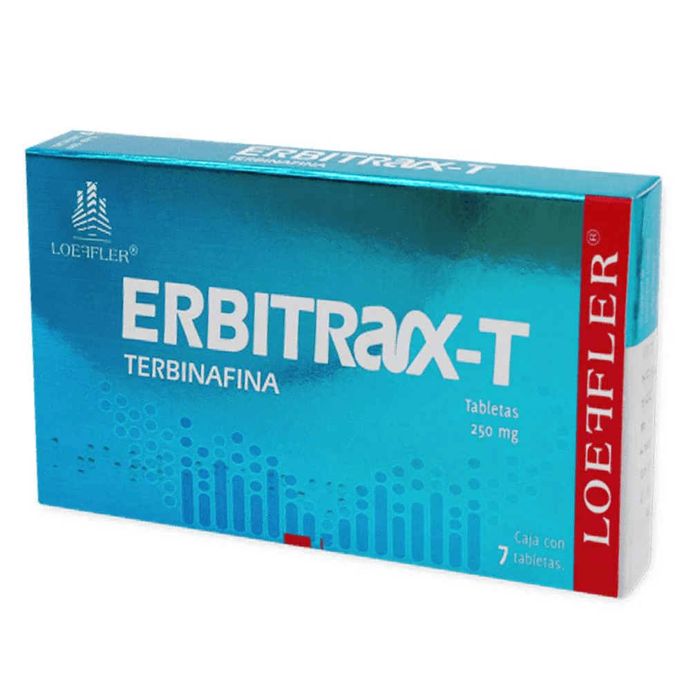 TERBINAFINA 250 MG TAB C/7 (ERBITRAX)