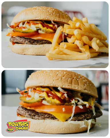 Hamburguesa con queso