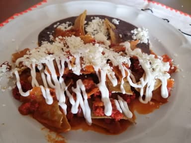 Chilaquiles Rojos Naturales