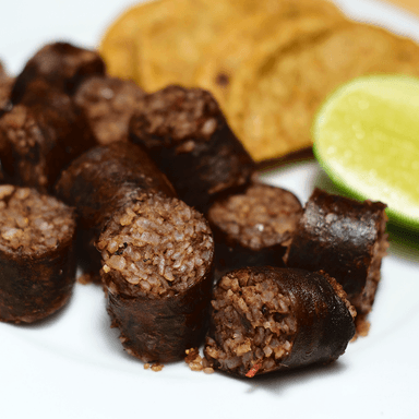 Lb de morcilla frita.