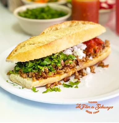 Lonche de Carne Asada