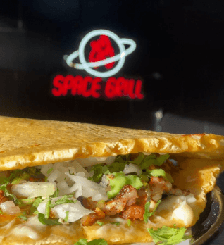 Quesadilla de comal de chorizo