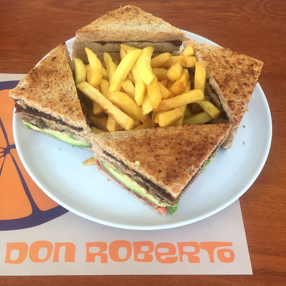 Club Sándwich Vegetariano