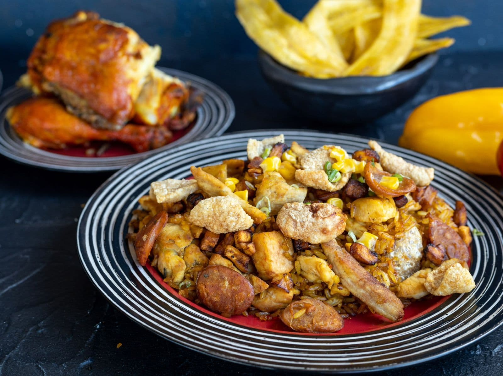Arroz Valenciana Paisa Mediano para 4 Personas