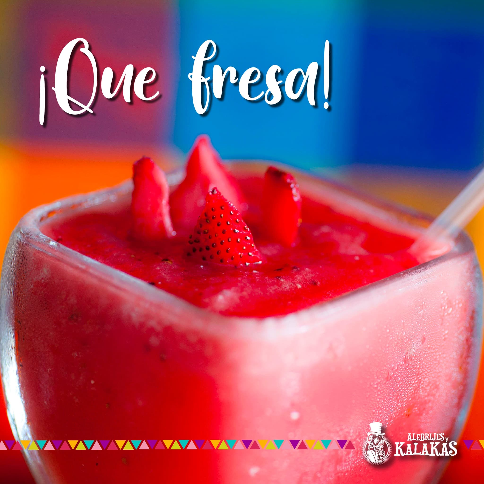 Bebidas Naturales Frozen de Fresa