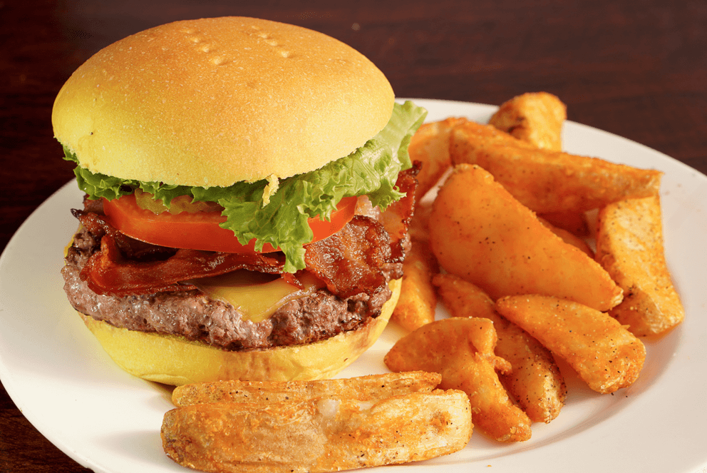 Hamburguesa con Tocino