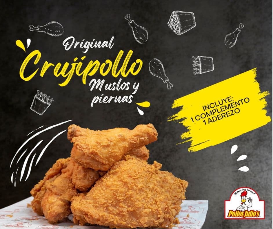 2 Piezas CrujiPollo Receta Clásica