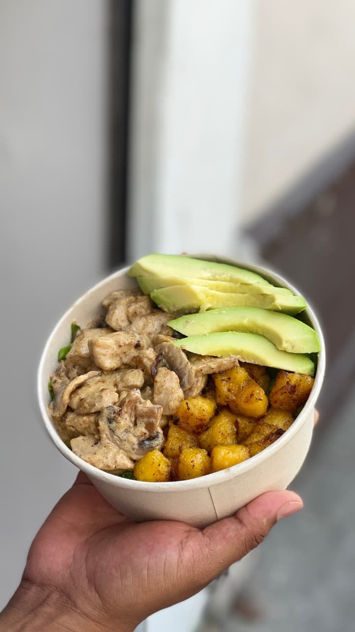 Combo Bowl de Pollo y Champiñones