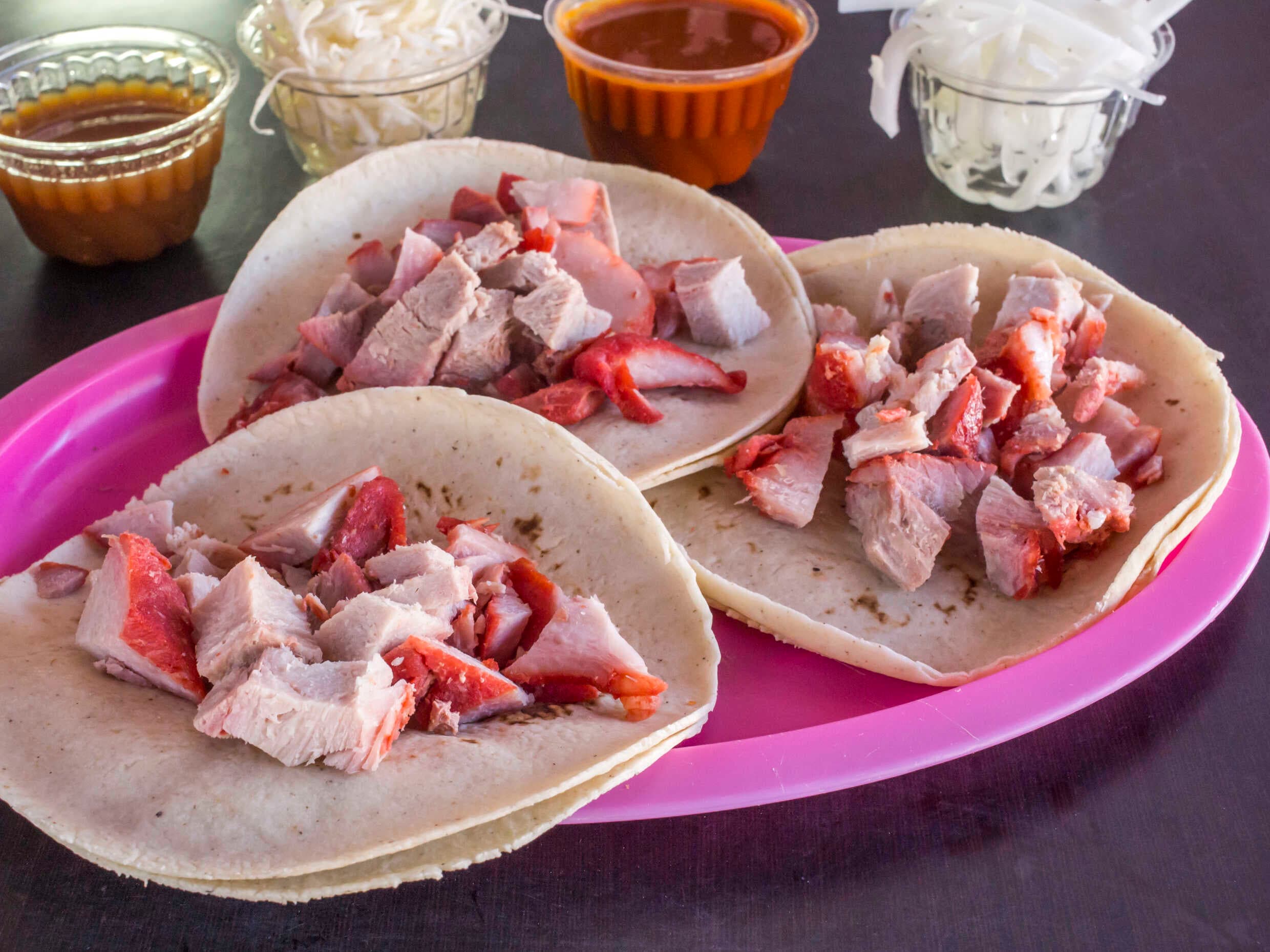 Taco Blandito con Carne