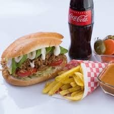 Combo 2 2 tortas de pierna o trompo +papas+ soda