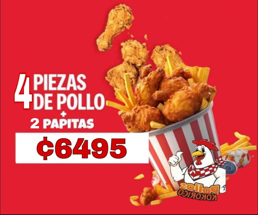 4 Piezas de Pollo