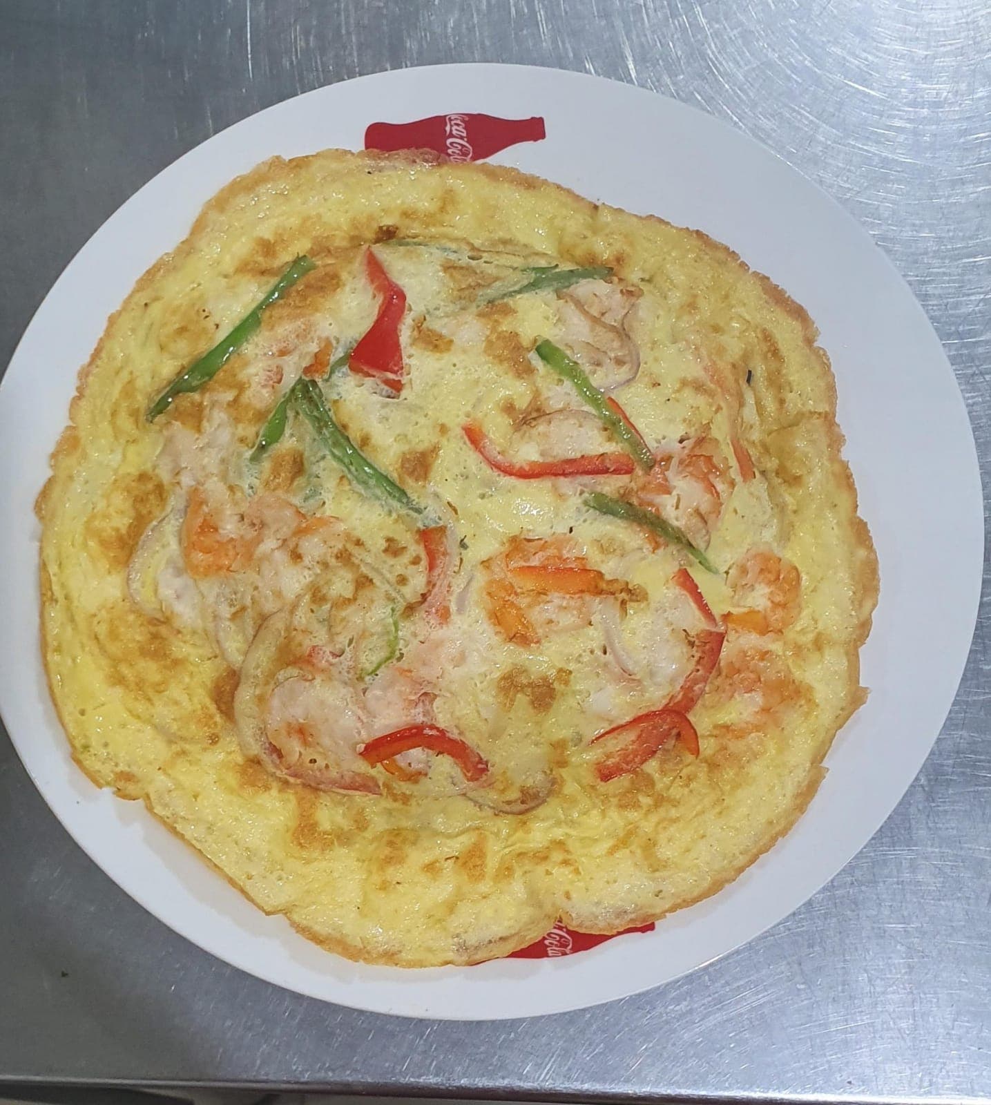Tortilla con Langostino