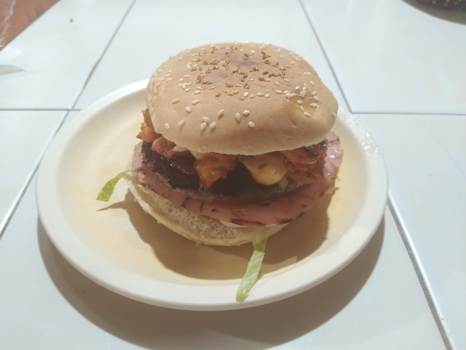 Hamburguesa Especial (Pastor y Queso)