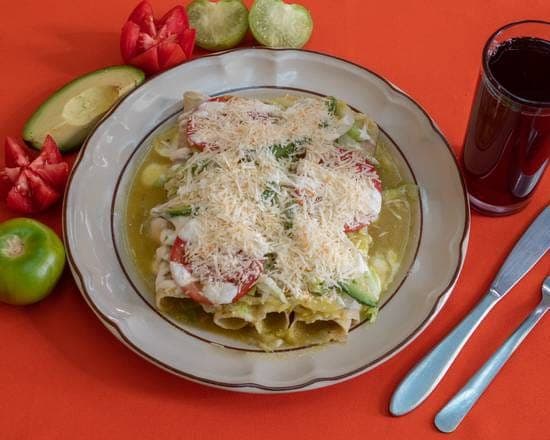 Enchiladas Verdes Solo Guisado