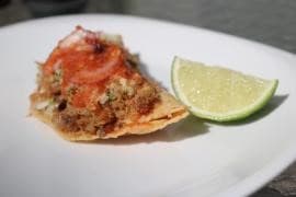 Taco Dorado de Papa Con Carne