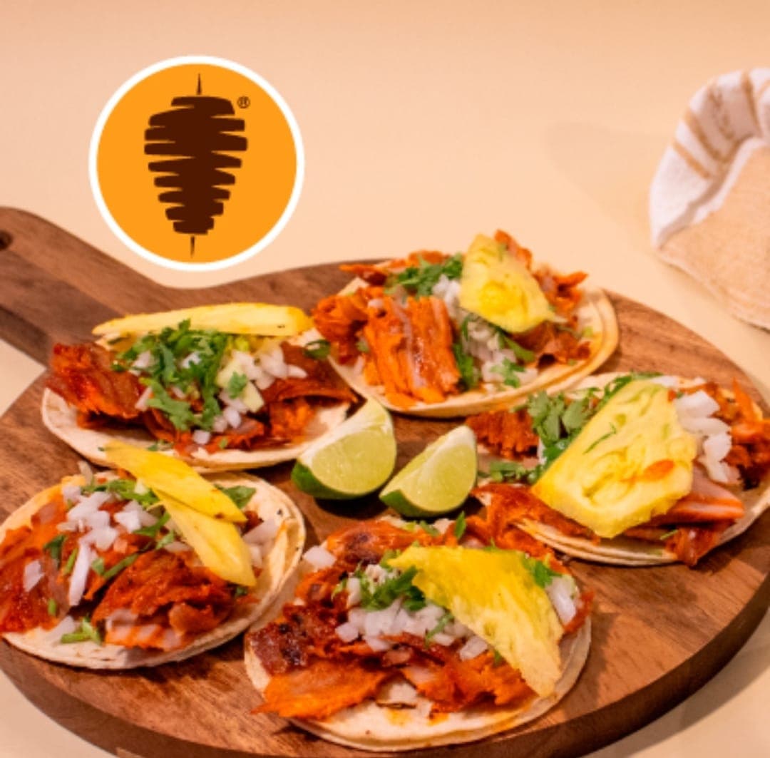 1 ORDEN SENCILLA DE 5 TACOS PASTOR CERDO MIXTACOS®