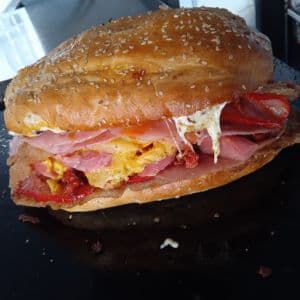 Torta  de chorizo
