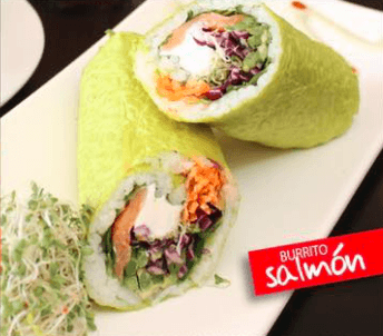Sushi Burrito de Salmón