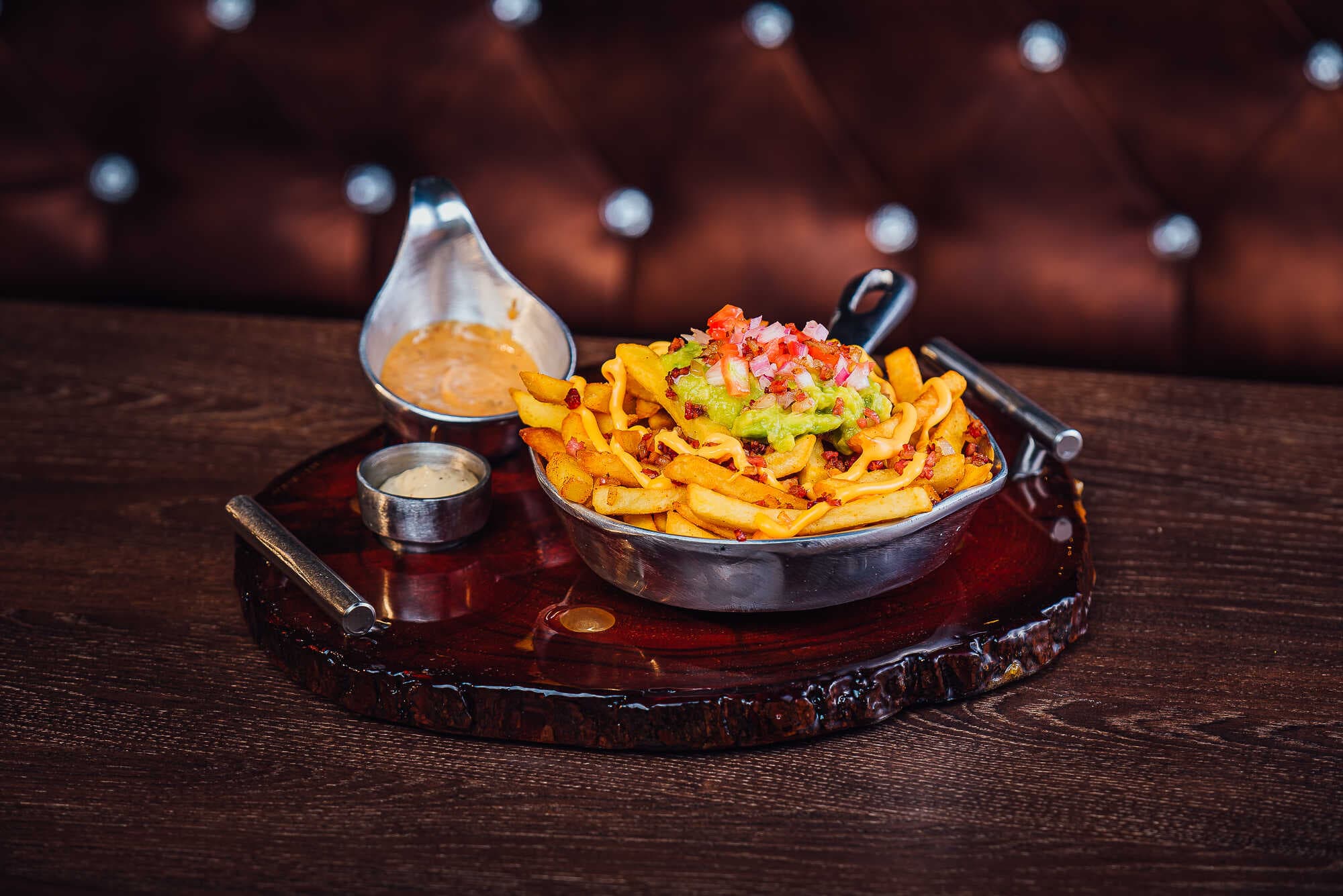 Bacon cheese guacamole