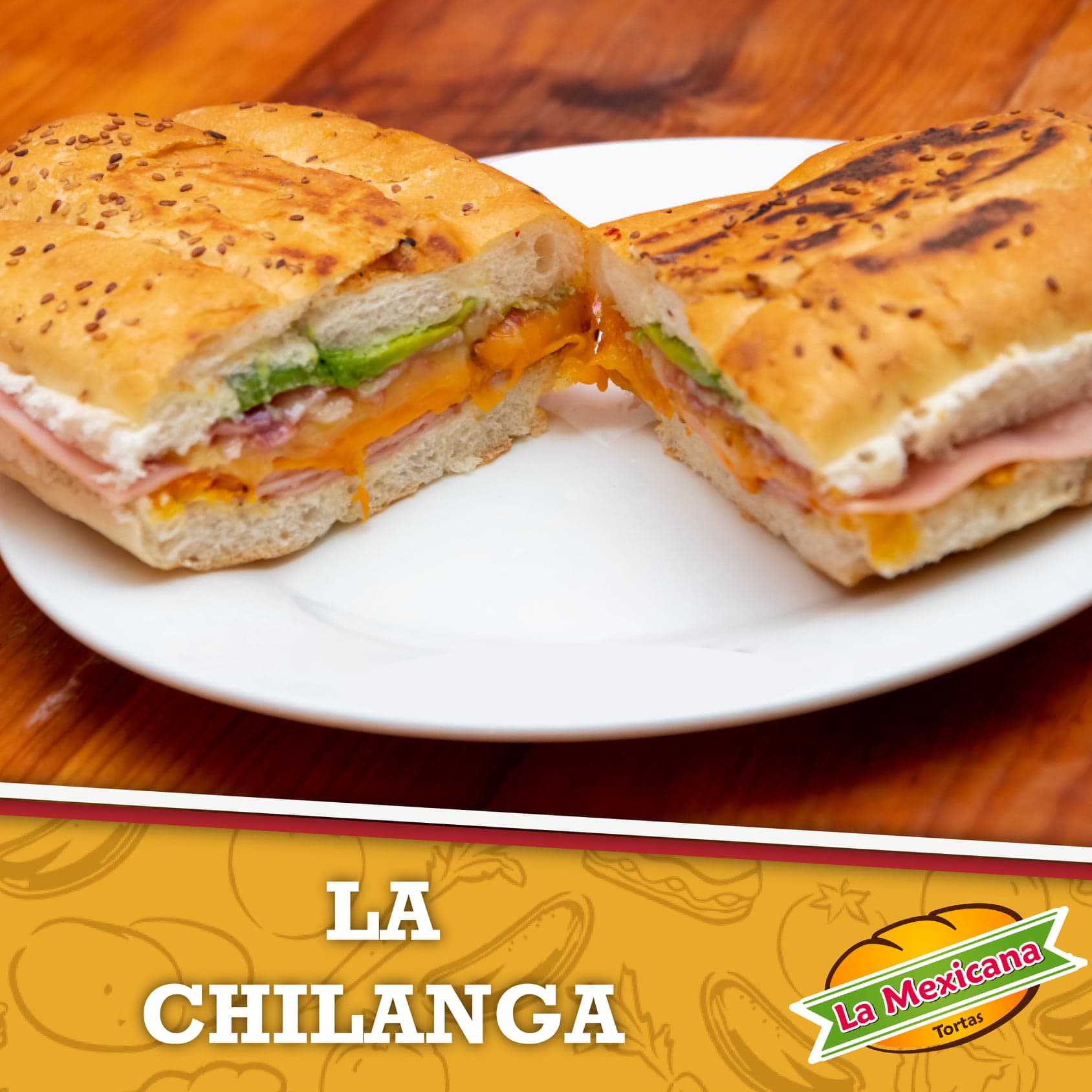 Torta Chilanga + Torta Mexiquense