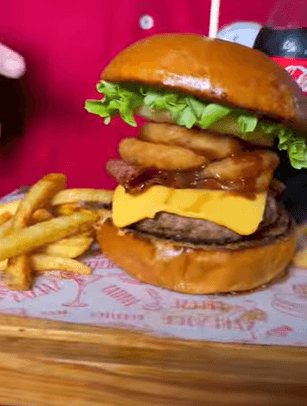 Hamburguesa Cheese Aros