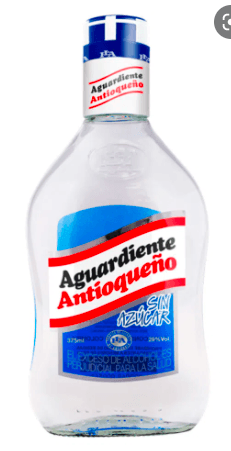 Aguardiente Antioqueño Azul Media 375 Ml